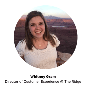 Director of Customer Experience @ The Ridge