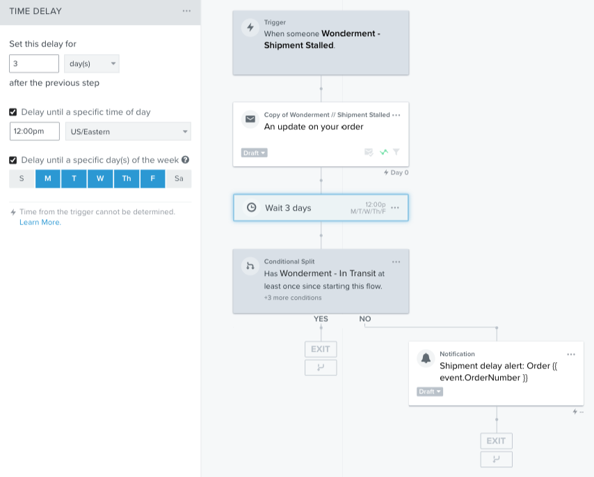 Stalled Shipment Stalled Shipment Industry Flow screenshot