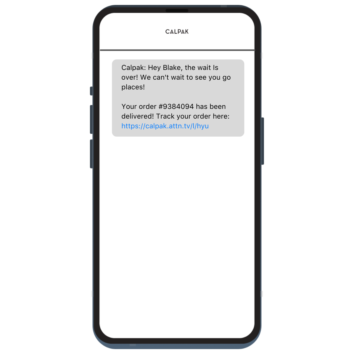 Calpak  Industry SMS screenshot