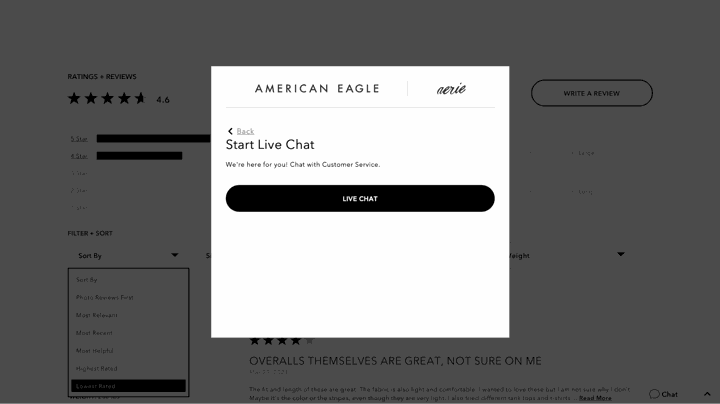 ae ecomm chat detail