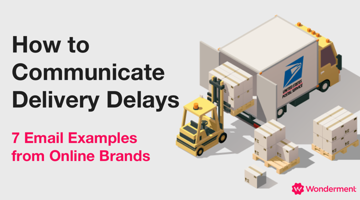 ecommerce shipping delays email examples