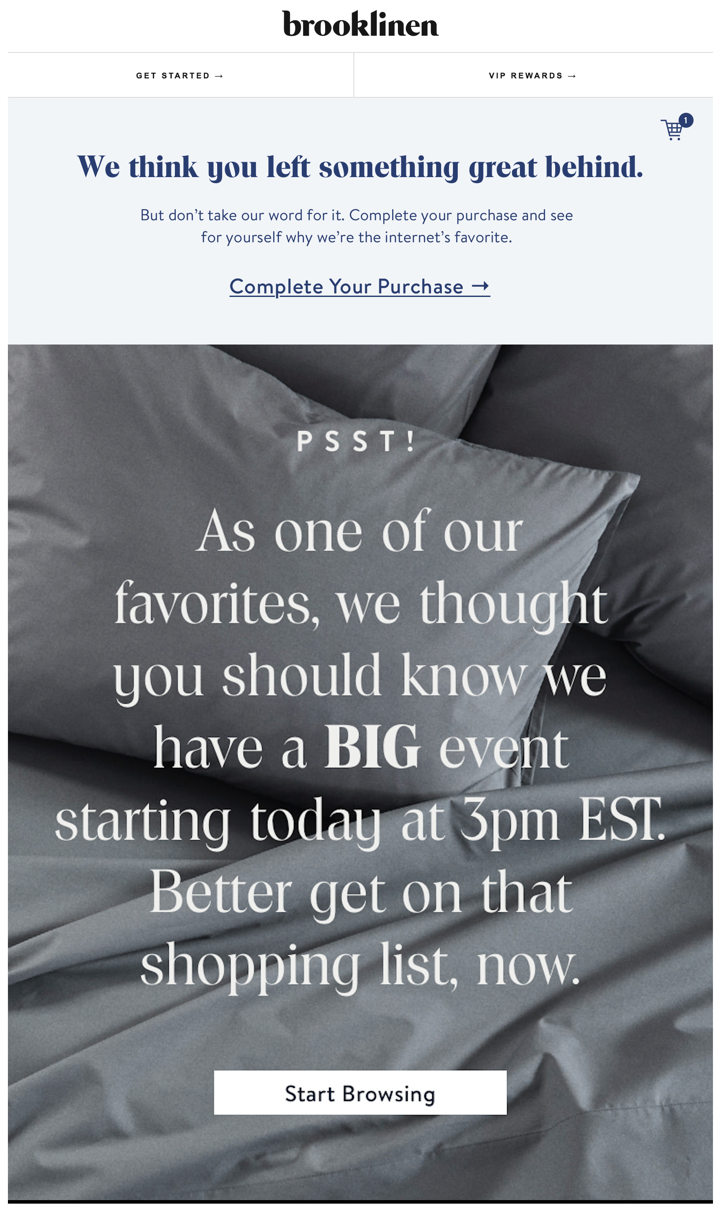 ecommerce-email-example-brooklinen-sneak-peek