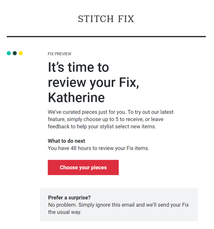 stitch fix preview subscription retention strategy
