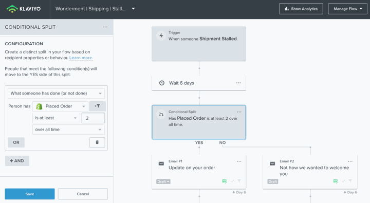 ecommerce flow first-time vs returning customer