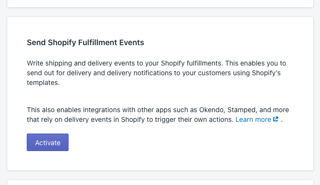 New in Wonderment: Send Shipping Events To Shopify