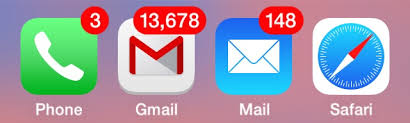 unread emails