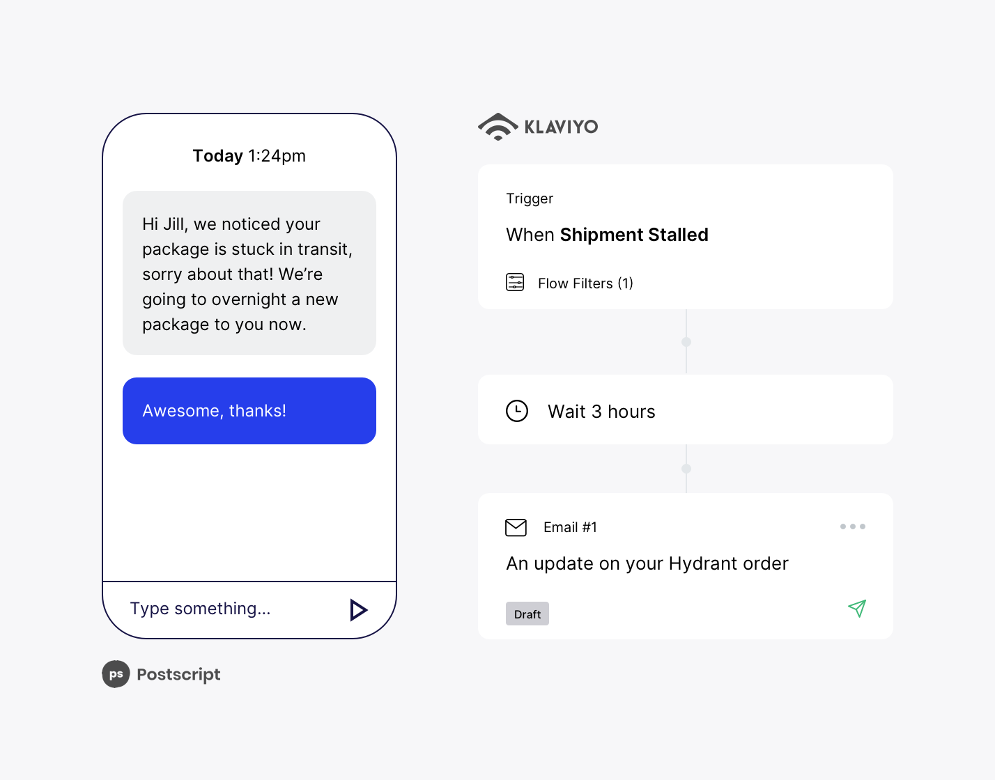 Automate shipping notifications
